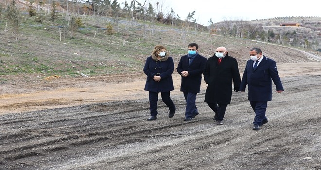 BAŞKAN ALTINOK´TAN NURSULTAN NAZARBAYEV PARKI´NDA DENETİM 
