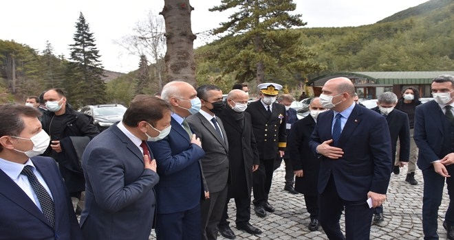 İçişleri Bakanı Süleyman Soylu Kızılcahamam´da