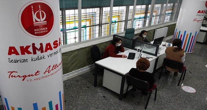 KEÇİÖREN BELEDİYESİ AK MASA ÇÖZÜMÜN MERKEZİ OLDU 