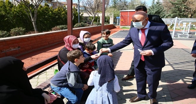 BAŞKAN ALTINOK: İLK MASKE, DEZENFEKTAN  VE KOLONYA ÜRETEN BELEDİYEYİZ