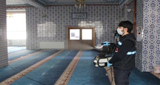 Sincan´da Camiler İçin Temizlik Seferberliği
