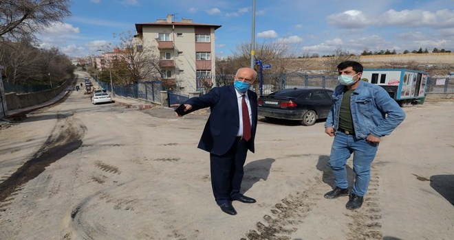 Başkan Yaşar altyapı çalışmalarını denetledi