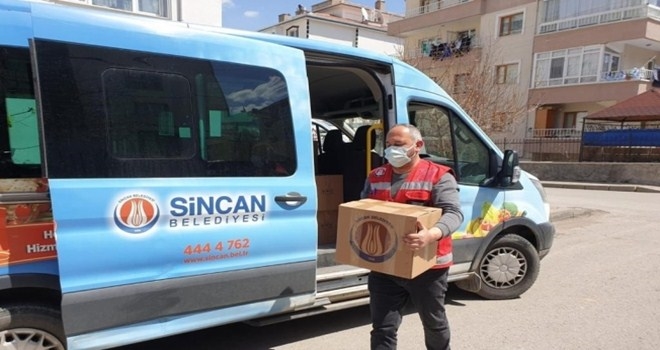 Sincan Belediyesi İhtiyaç Sahiplerine  El Uzatmaya Devam Ediyor