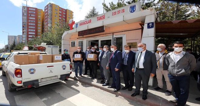Taksici esnafına Ramazan desteği