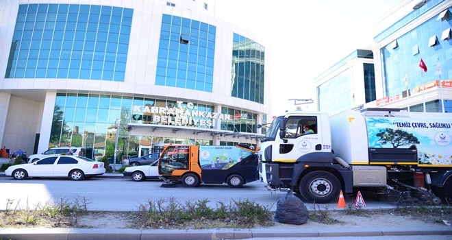 Kahramankazan´da temizlik seferberliği sürüyor