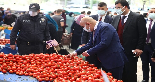 ALTINOK´TAN SEMT PAZARLARINDA PANDEMİ DENETİMİ