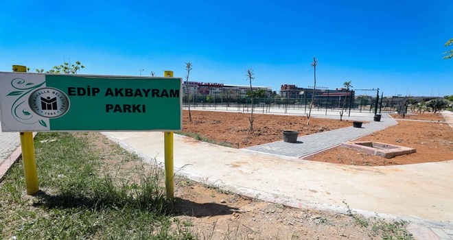 Edip Akbayram Parkı´nda çalışmalarda sona gelindi