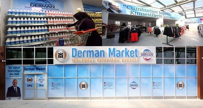 Derman Market 9 bin kişiye kucak açtı