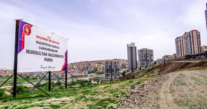 NURSULTAN NAZARBAYEV PARKI İÇİN HUMMALI ÇALIŞMA 