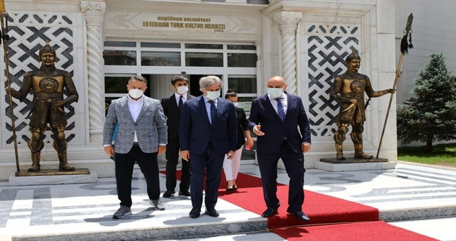 BAŞKAN ALTINOK, BAKAN YARDIMCISI  DEMİRCAN´I KEÇİÖREN´DE MİSAFİR ETTİ