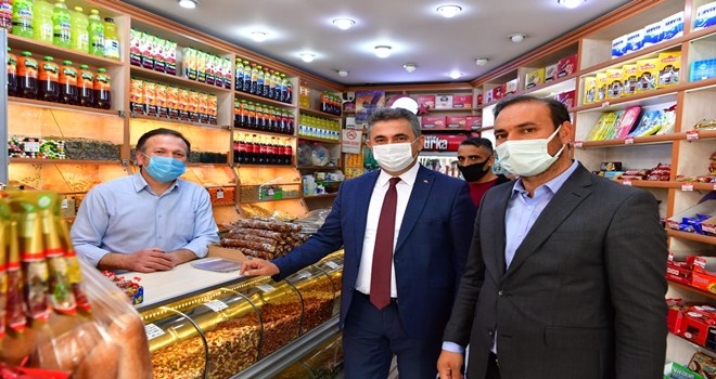 Başkan Köse´den esnaf turu