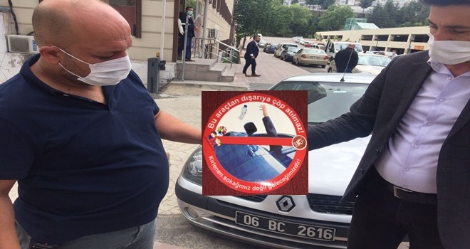 KEÇİÖREN´DEKİ ARAÇLARDAN DOĞAYA ÇÖP ATILMIYOR