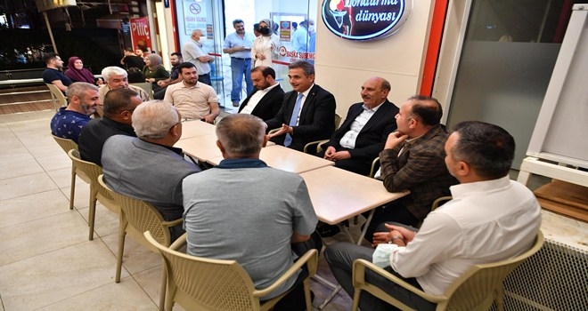 Köse, esnafla istişarelerini sürdürüyor