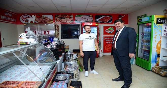 Serhat Oğuz esnaf ziyaretlerini sürdürüyor