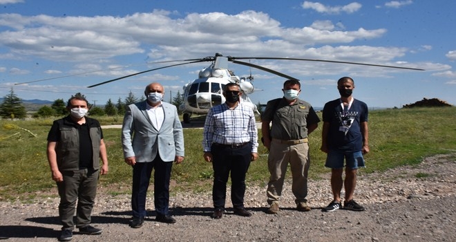 Kızılcahamam´a Helikopter