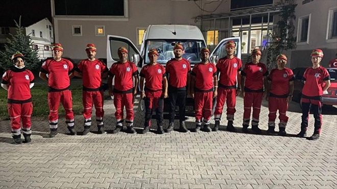 Kahramankazan Belediyesi Arama Kurtarma Birliği Manavgat´ta