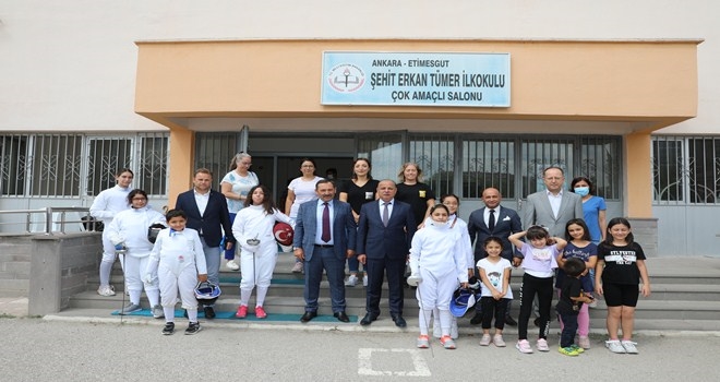 OKULLARA TEFTİŞ SPORCULARA DESTEK ZİYARETİ