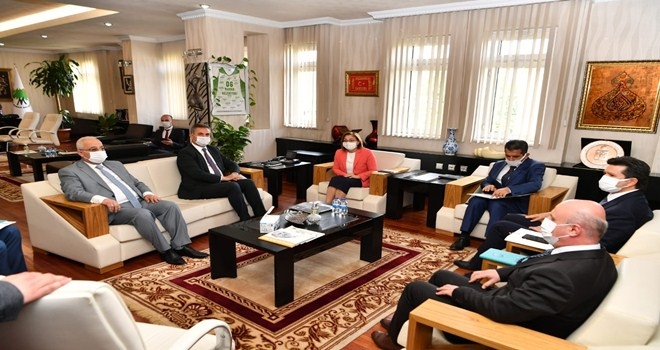 Köse makamında Fatma Şahin´i Ağırladı
