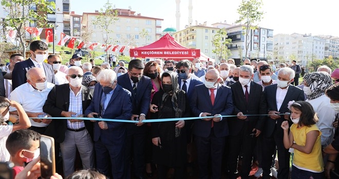 KEÇİÖREN´DE DEVASA PARK HİZMETE AÇILDI
