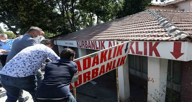 Yenimahalle´de adaklık kurban satış yerleri kaldırılıyor 