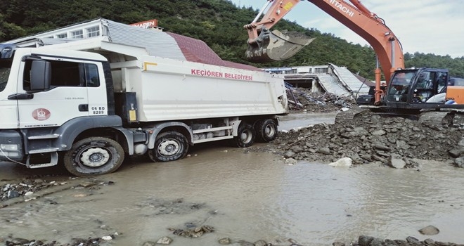 KEÇİÖREN BELEDİYESİ 2 HAFTADIR YARALARI SARIYOR 