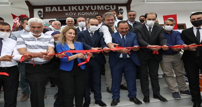 BALLIKUYUMCU KÖY KONAĞI VE PARKI HİZMETE AÇILDI