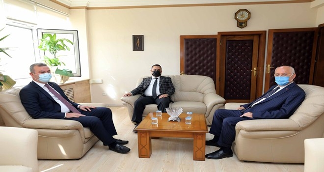 Başkan Yaşar´dan Kaymakam Halim´e ziyaret