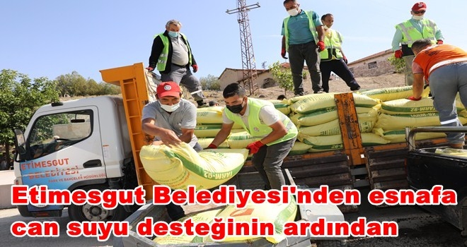 ÇİFTÇİLERE DE TOHUM VE GÜBRE DESTEĞİ