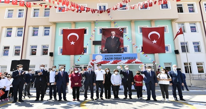 Mamak´ta ilk ders zili çaldı