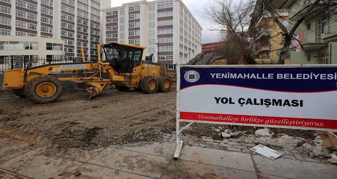 Yenimahalle Fen İşlerinden 2021´de yoğun mesai