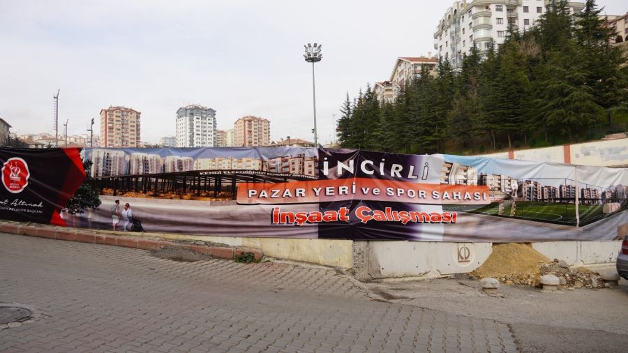 İNCİRLİ SEMT PAZARI’NDA HUMMALI ÇALIŞMA