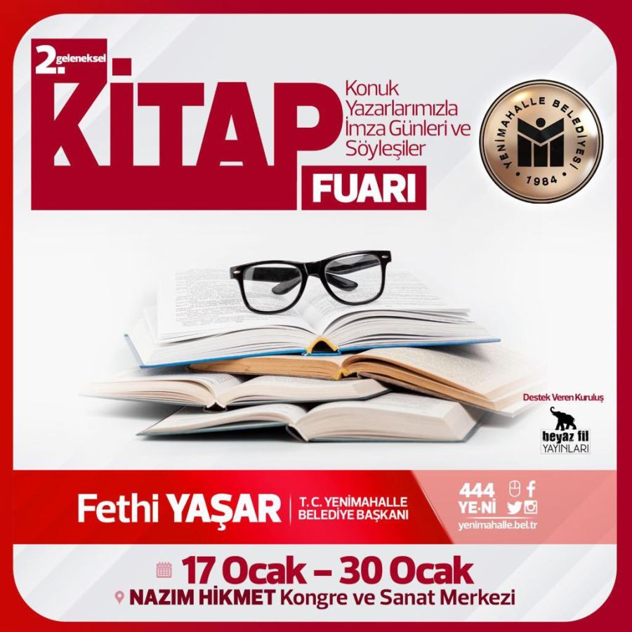 Yenimahalle’de 2.Kitap Fuarı Başlıyor