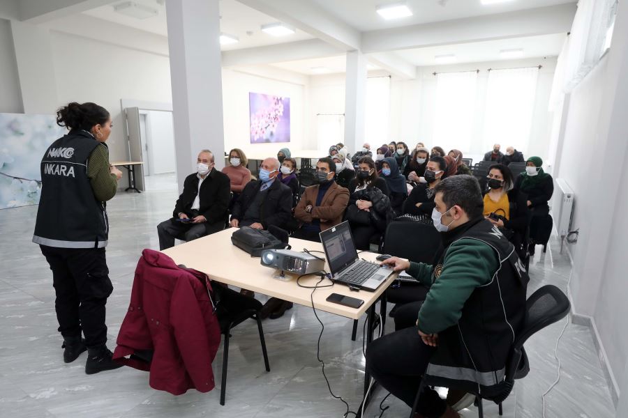 Yenimahalleli annelere uyuşturucuyla mücadele eğitimi