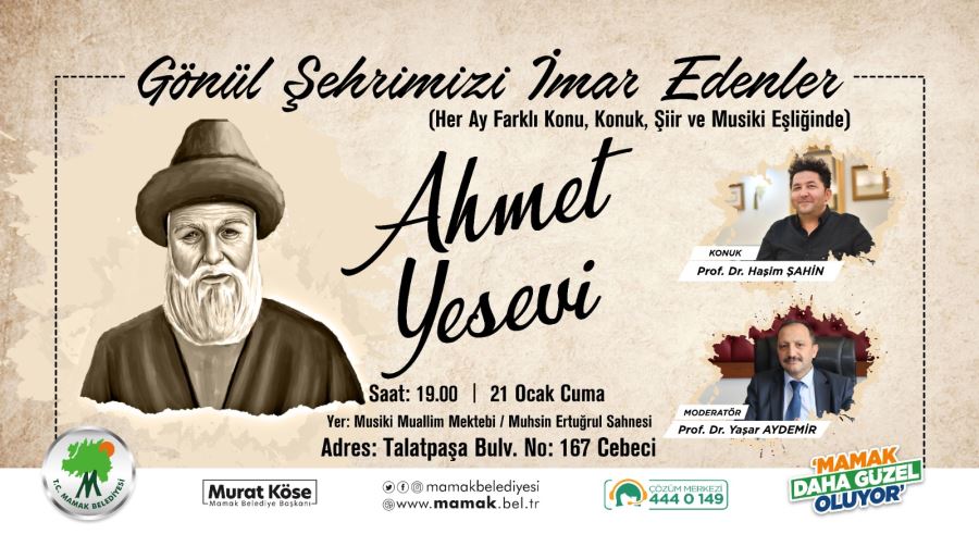 Ahmet Yesevi Mamak’ta Anılacak