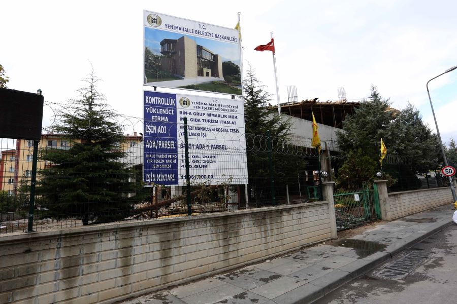 İhtiyaç nerede ise Yenimahalle Belediyesi orada