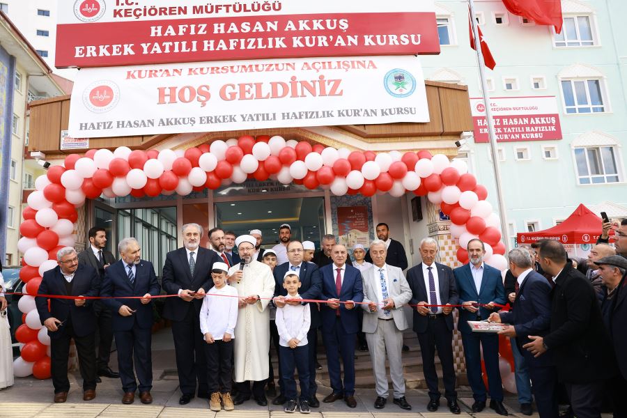KEÇİÖREN’E YENİ KUR’AN KURSU AÇILDI 