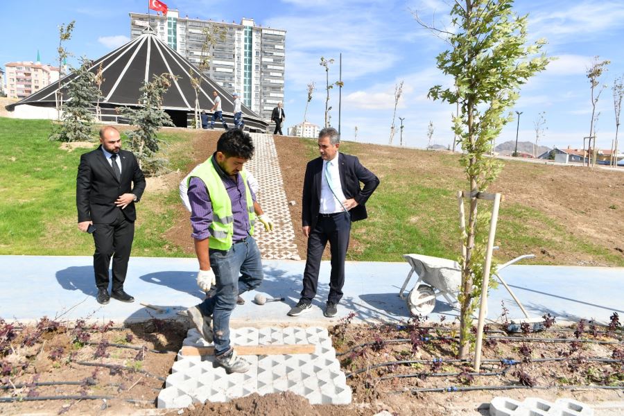 Mutlu Ege Millet Bahçesi’nde  Çalışmalar İvedilikle Sürüyor