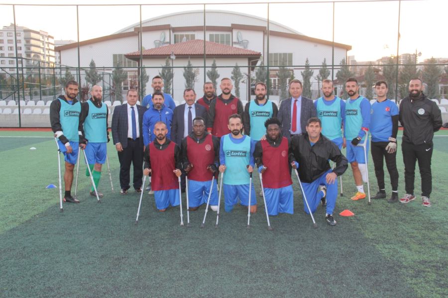 ETİMESGUT BELEDİYESİ AMPUTE FUTBOLDA HEDEF 3 KUPA