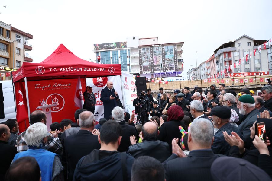 KEÇİÖREN KANUNİ MAHALLESİ’NE  YENİ NESİL SEMT PAZARI