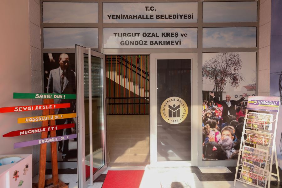 Yenimahalle Belediyesi 14’üncü kreşini açtı