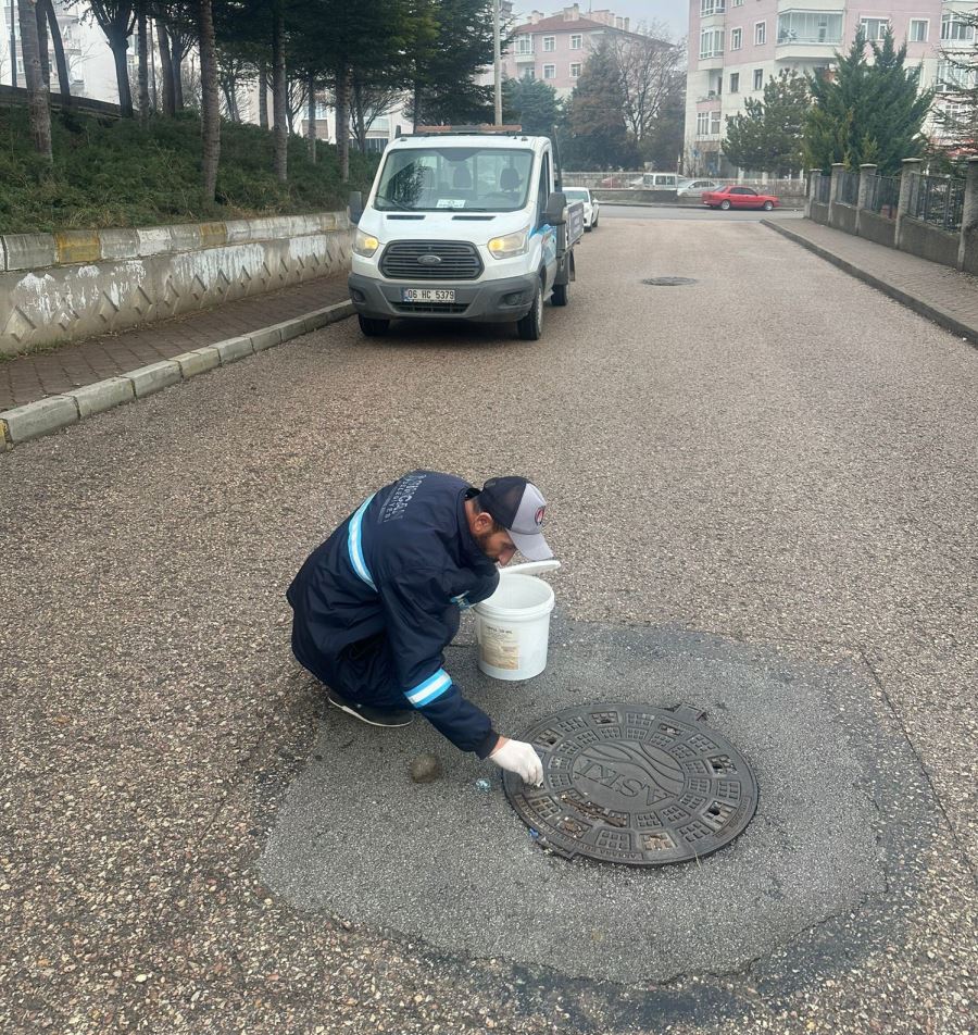 SİNCAN BELEDİYESİNDEN İLAÇLAMA ÇALIŞMALARI