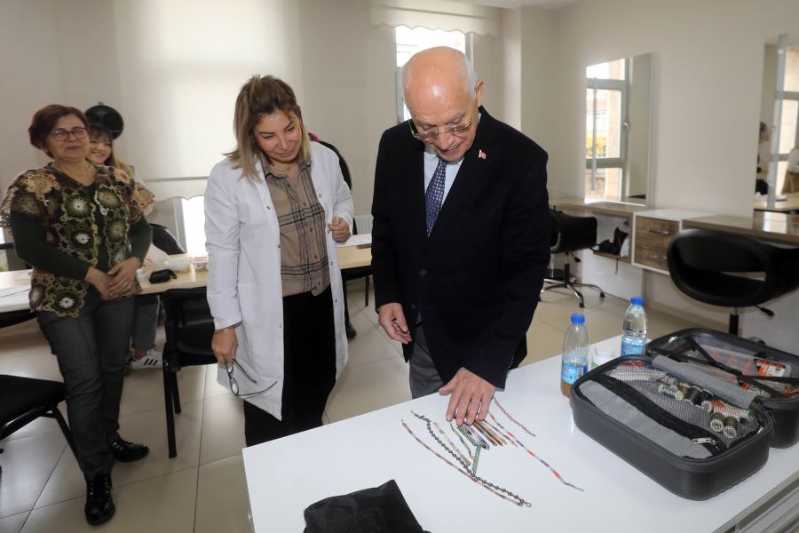 Başkan Yaşar, YENİMEK kursiyerleri ile buluştu
