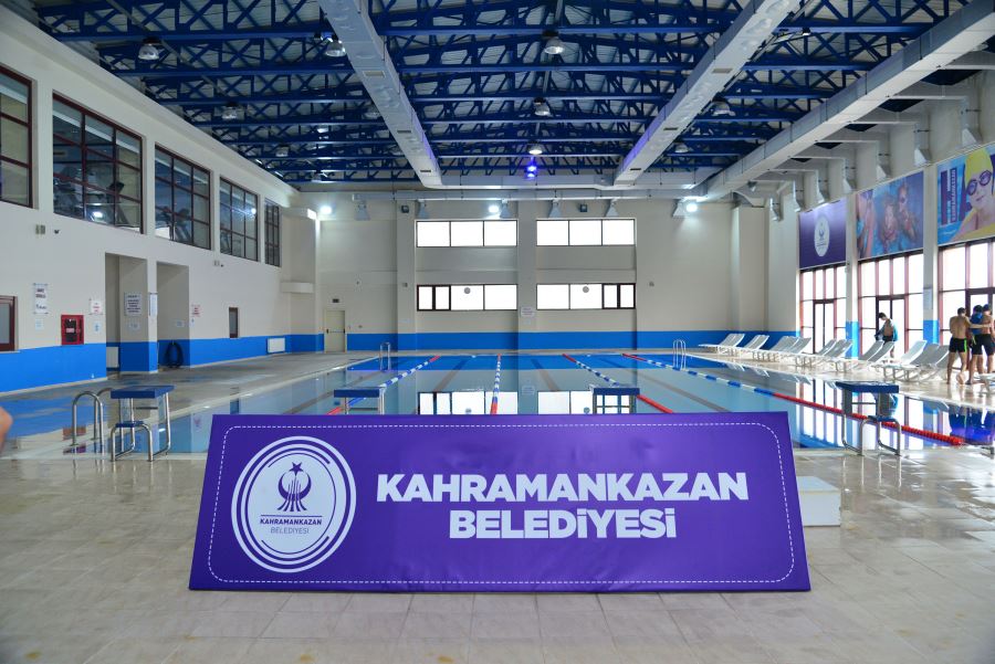 Kahramankazanlılar havuz, fitness ve sauna keyfini yaşıyor