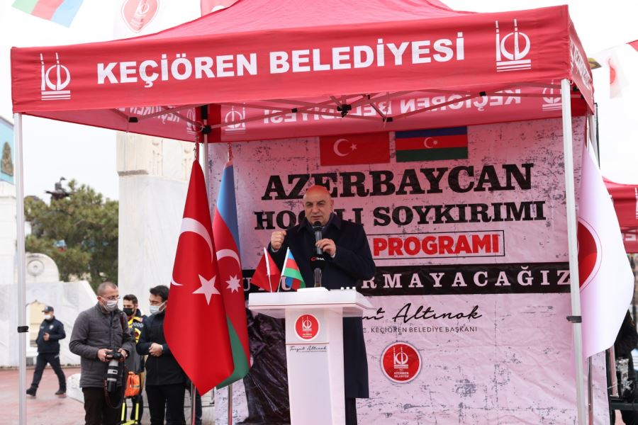 HOCALI SOYKIRIMI KEÇİÖREN’DE ANILDI 