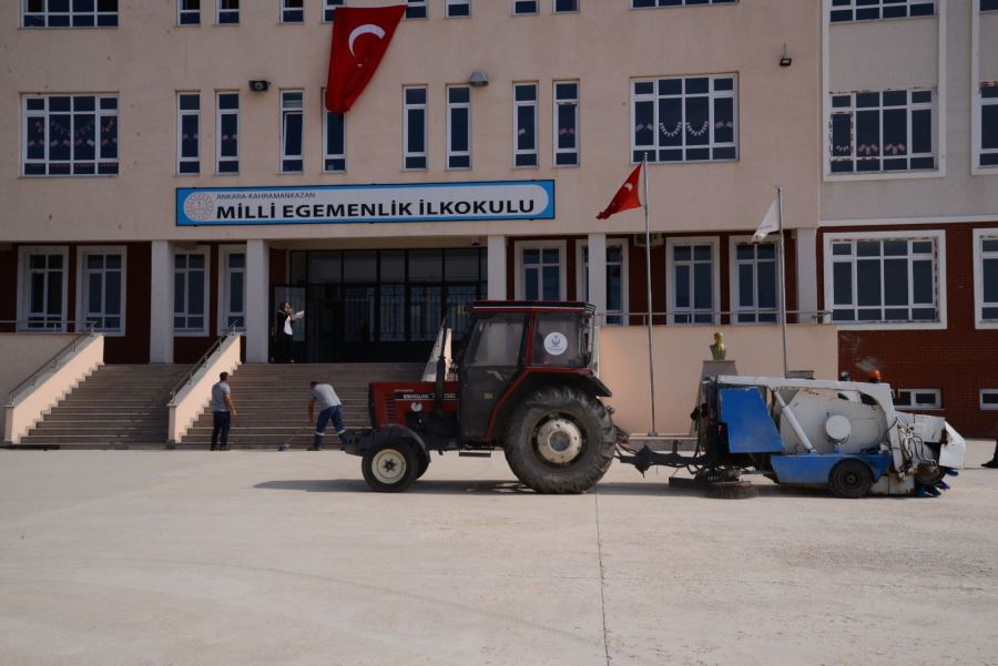 Kahramankazan’da okullar eğitim öğretime hazır