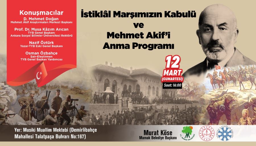 İstiklal Marşı’nın 101. Yıl Dönümü kutlanacak