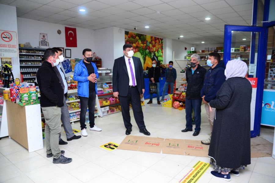 Başkan Oğuz’dan esnaf ziyareti 