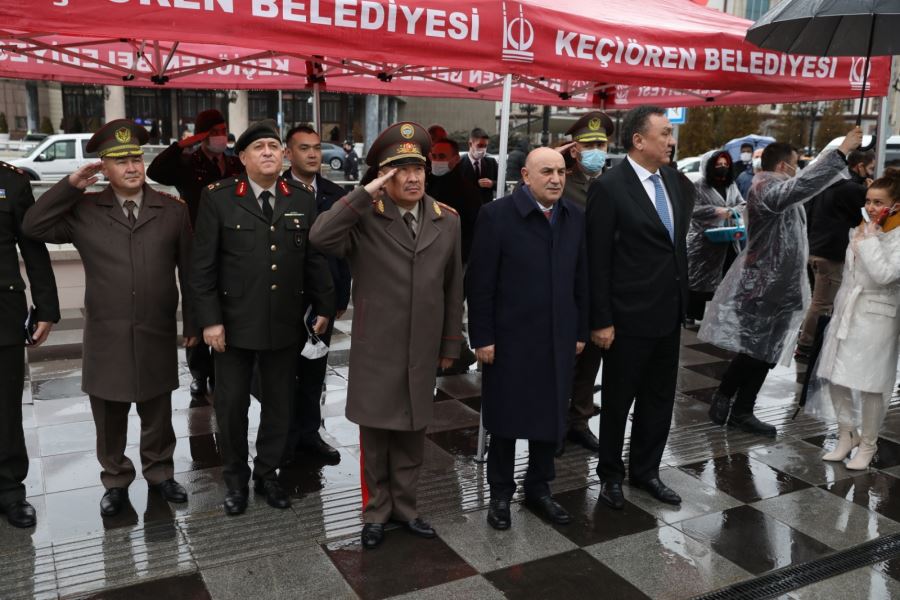 BAŞKAN ALTINOK KIRGIZ SAVUNMA BAKANINI KEÇİÖREN