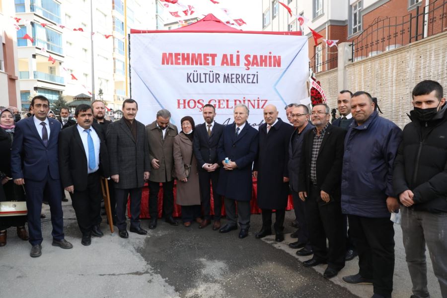 MEHMET ALİ ŞAHİN KÜLTÜR  MERKEZİ KEÇİÖREN’DE AÇILDI