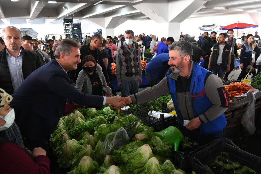 Başkan Murat Köse Pazarın Nabzını Tuttu